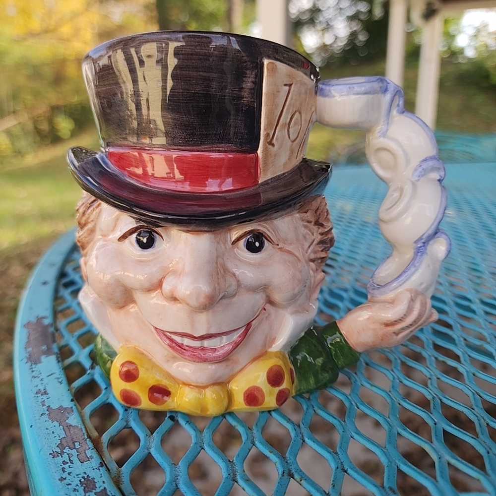 Fitz and Floyd Mad Hatter Mug 1992 Alice In Wonderland